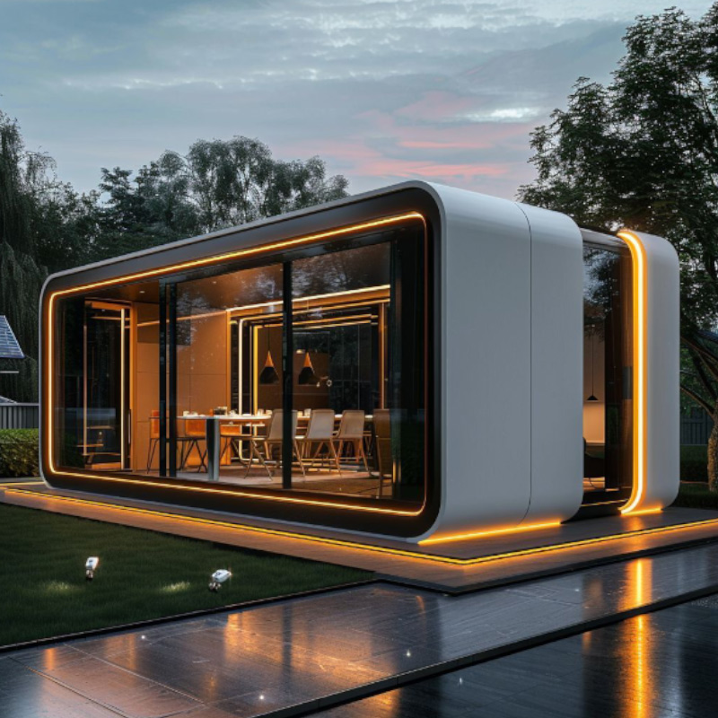 prefab tiny capsule house