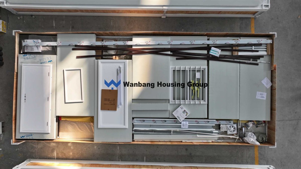 Container house kit packing details