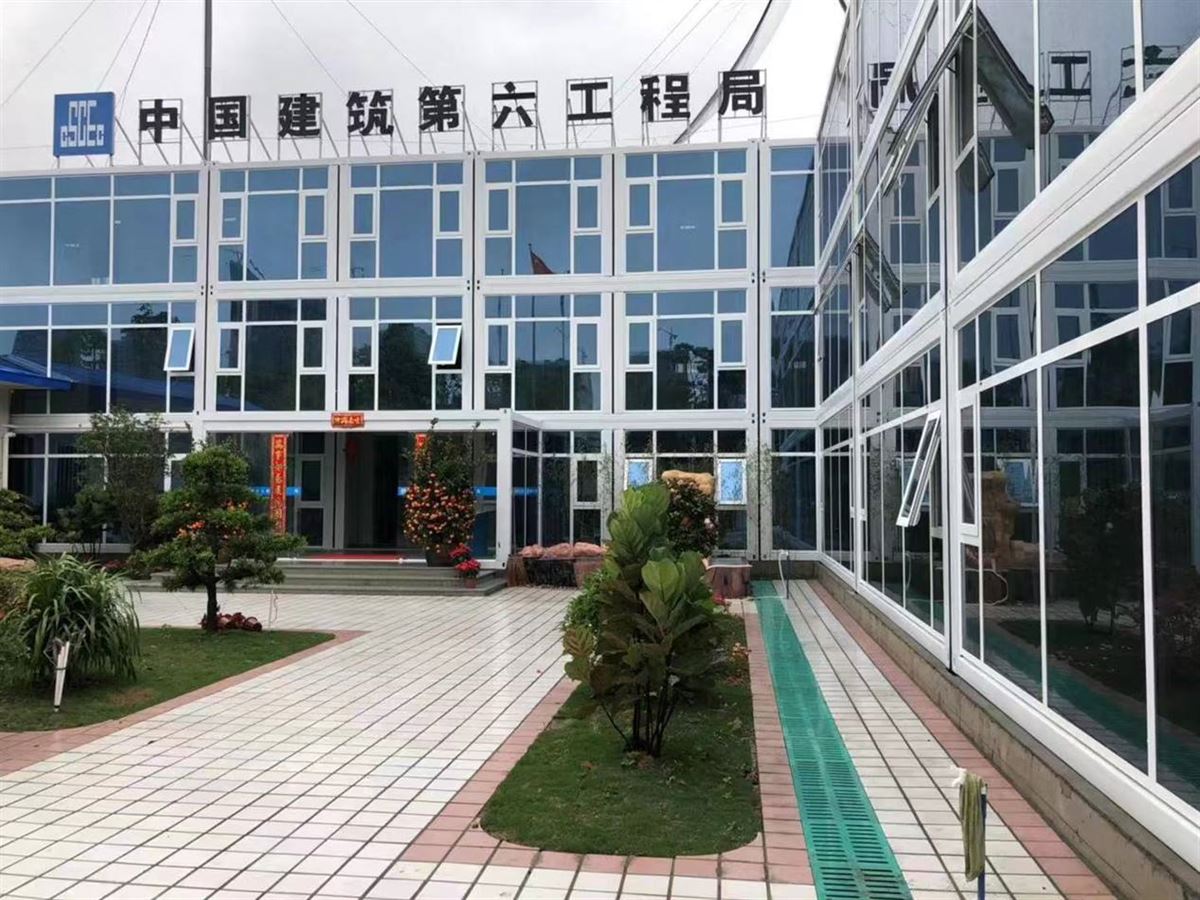 Three-Story Glass Curtain Wall Modular Project