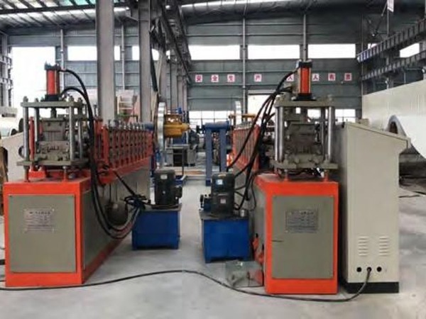 Steel frame welding line at a China container house factory — Wanbang production