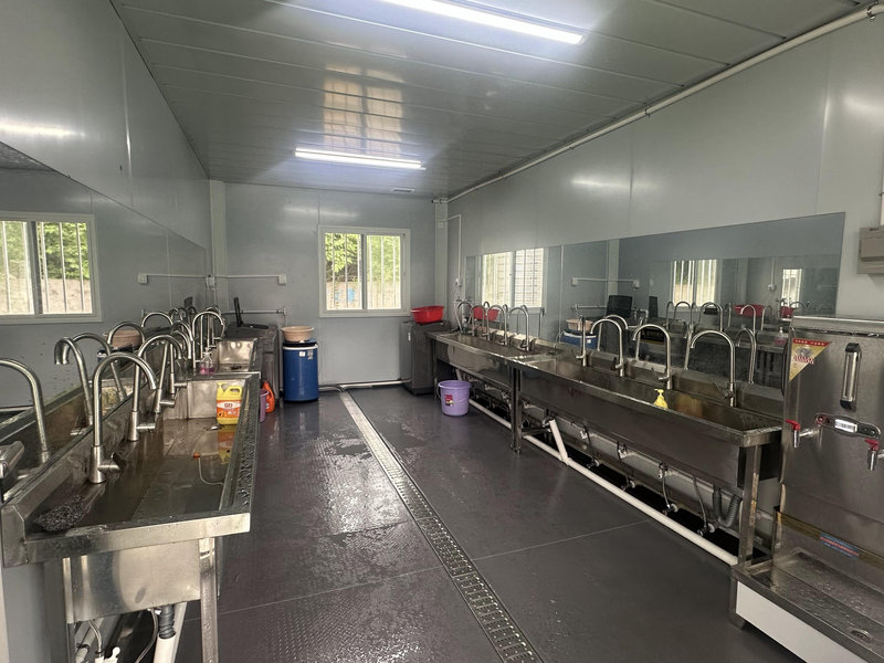 Compact secure cabin configuration